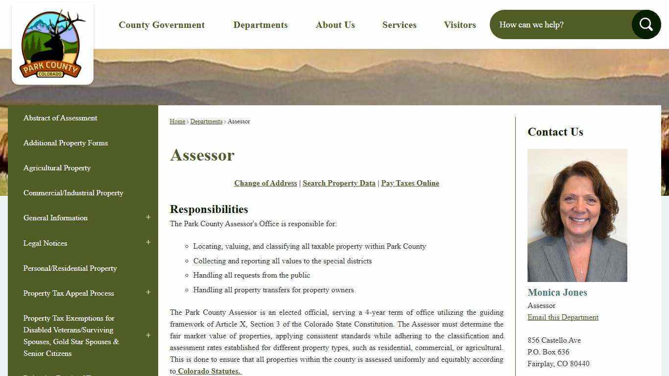 Assessor | Park County, CO