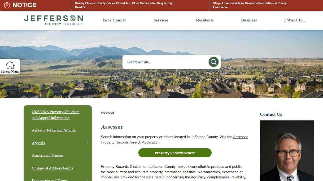 Assessor | Jefferson County, CO