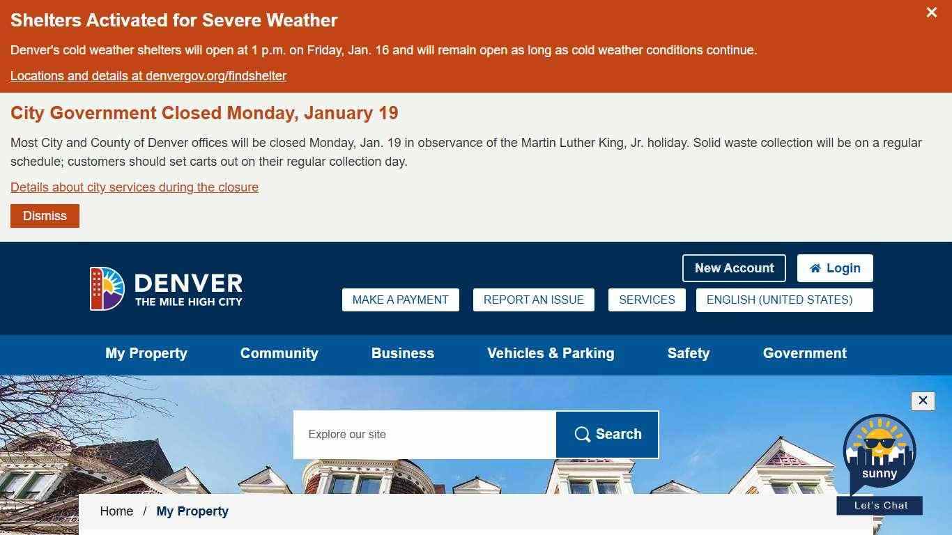 My Property - City and County of Denver