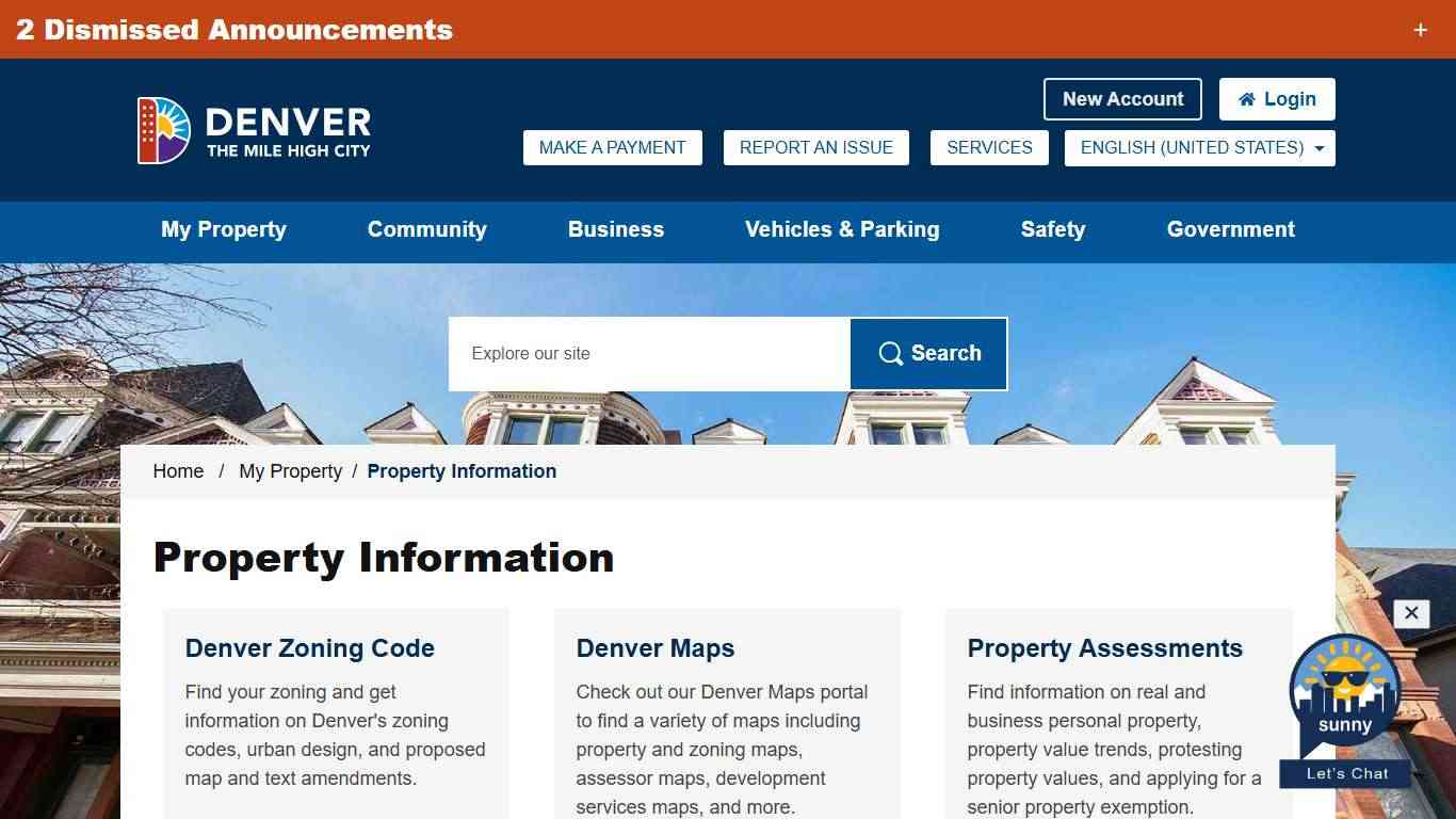 Property Information - City and County of Denver
